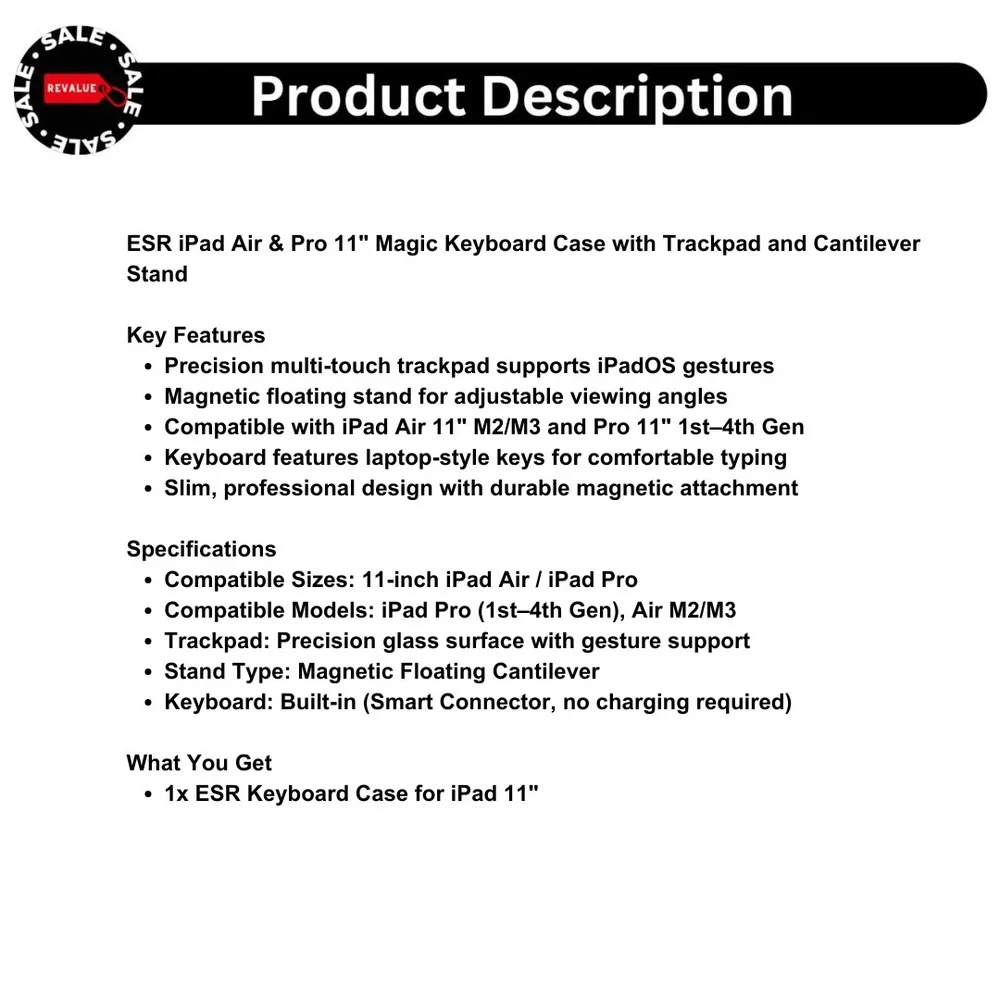 ESR iPad Air &‎ Pro 11